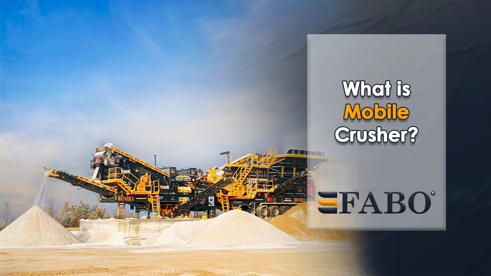 What is Mobile Crusher? What is Mobile Crusher?
