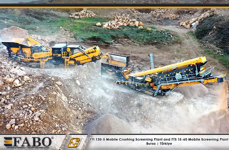 mobile crushing plant