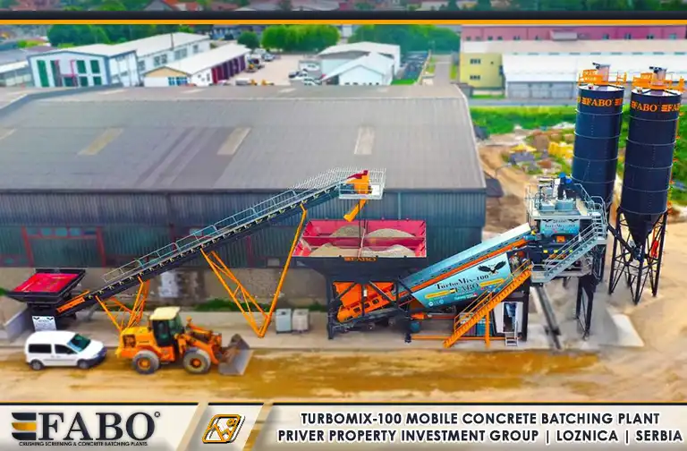 mobile concrete batching plant