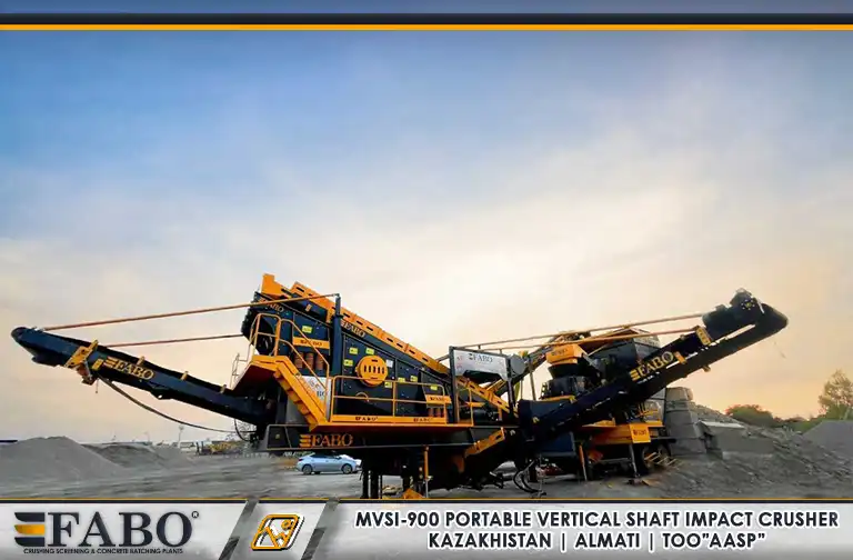 mobile crushing screening plant