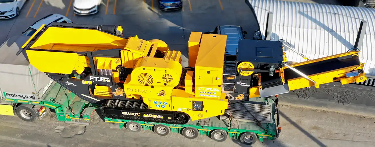 mobile jaw crusher