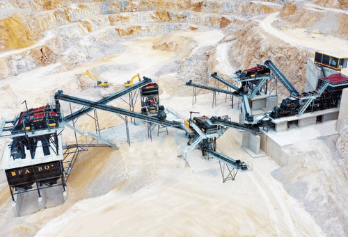 550-650 TPH Crushing And Screening Plant