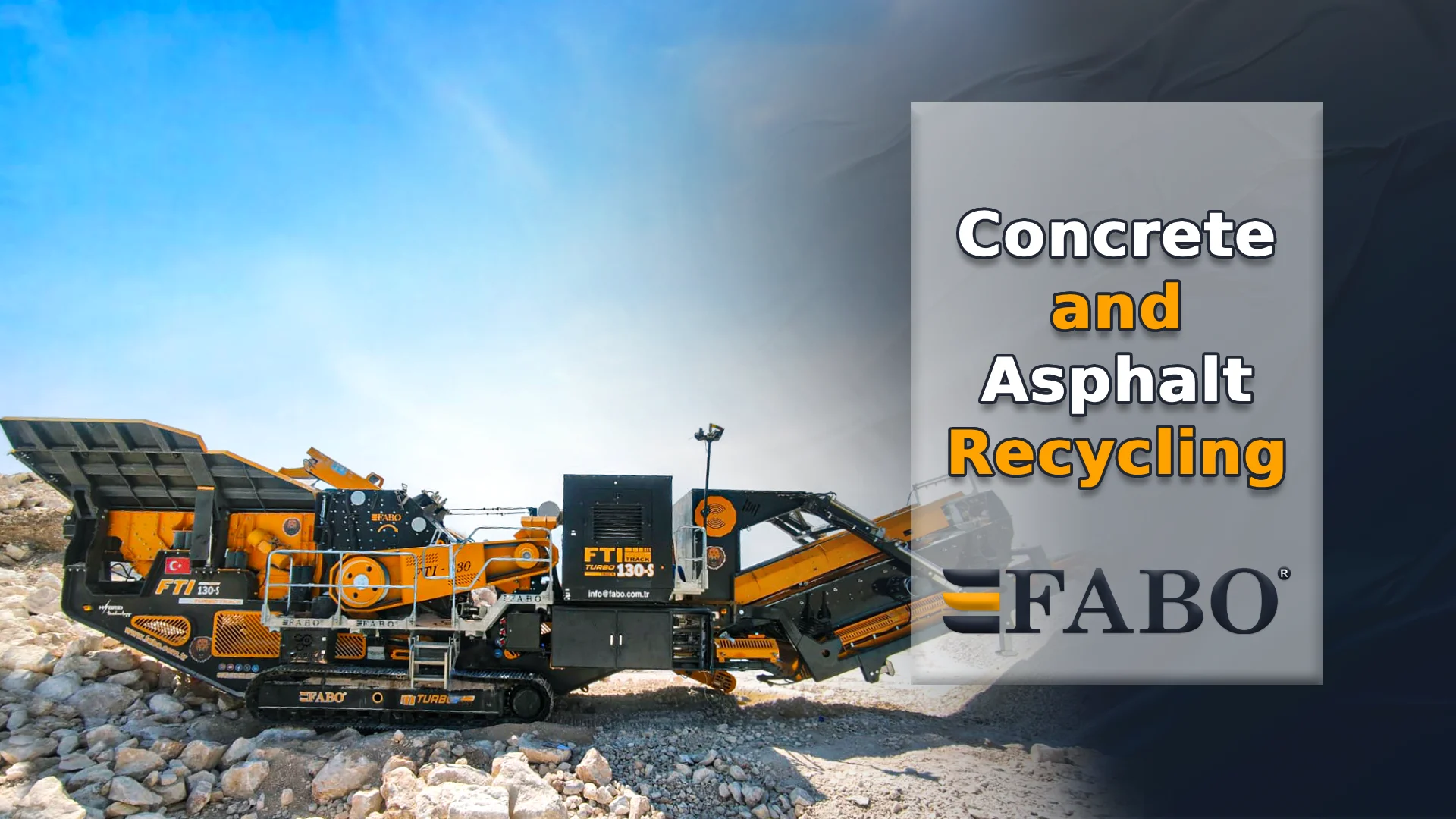 Concrete and Asphalt Recycling with Modern Crushing Plants
